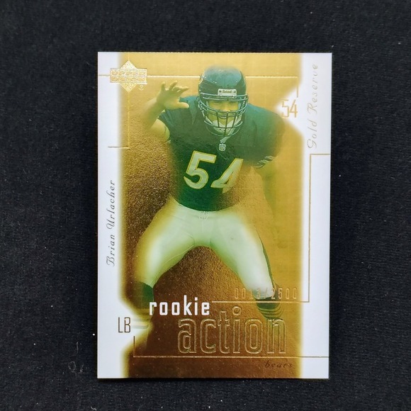 Other - 2000‎ Upper Deck Gold Reserve #179 Brian Urlacher RC  13/2500 Rookie Action